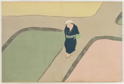Flowers of a Hundred Worlds (Momoyogusa): Spring Field (Haru no tanomo) by Kamisaka Sekka, book, 1909-1910