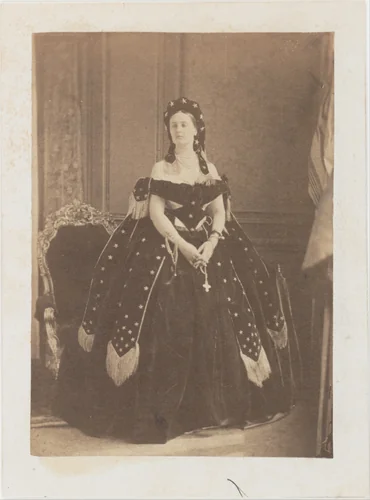 La Comtesse de Castiglione en Reine de la Nuit by Pierre-Louis Pierson, photograph, 1863-1867