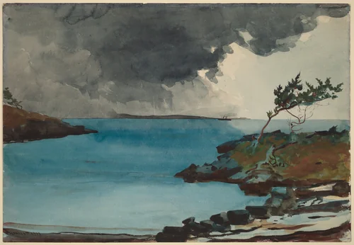 The Coming Storm by Winslow Homer, drawing, 1901