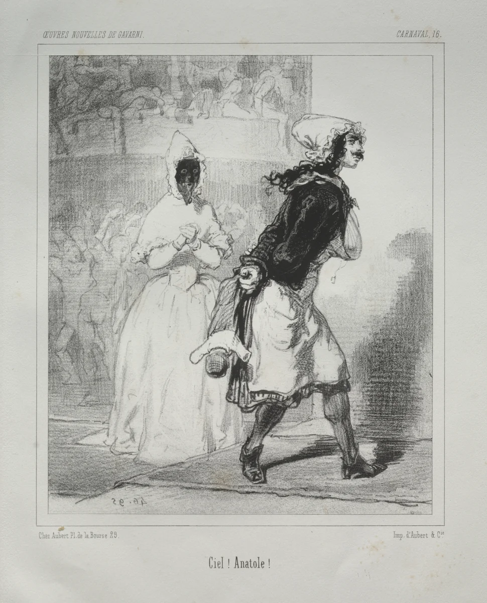 Carnaval by Paul Gavarni, print, 1824-1847
