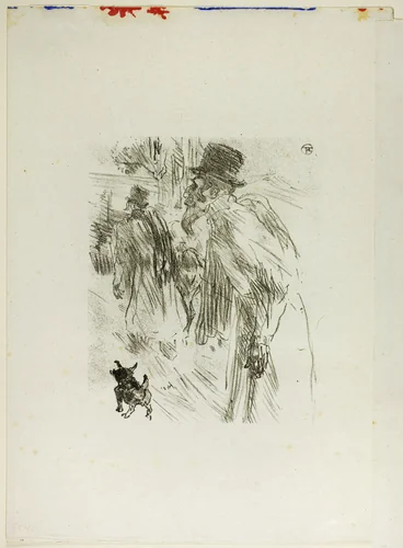 Polish Jews, Carlsbad, from Au Pied du Sinaï by Henri de Toulouse-Lautrec, print, 1897