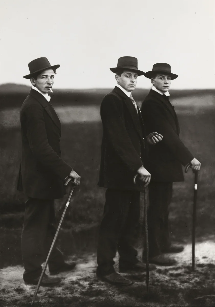 Young Farmers by August Sander, photograph, 1914
