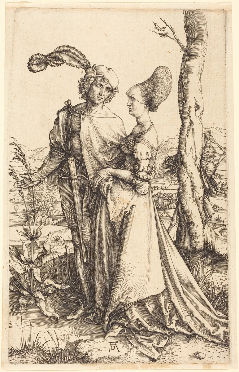 Promenade by Albrecht Dürer, print, 1497