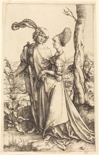 Promenade by Albrecht Dürer, print, 1497