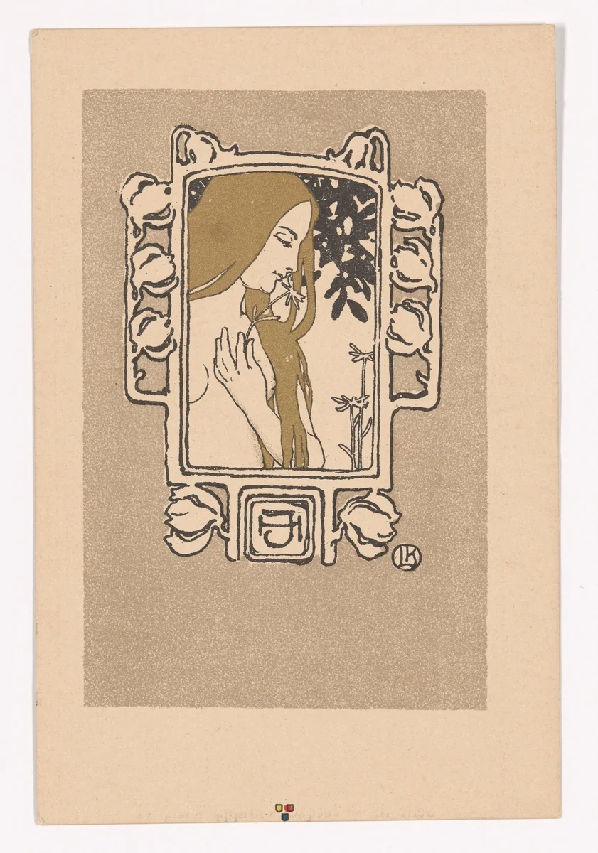 Wiener Künstler-Postkarte Serie 2/1 by Josef Hoffmann, design, 1898