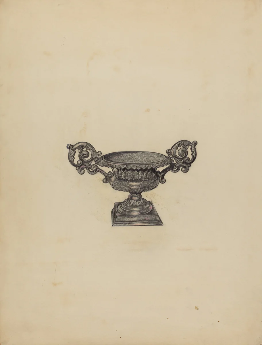Urn for Flowers by Katherine Hastings, index of american design, 1938