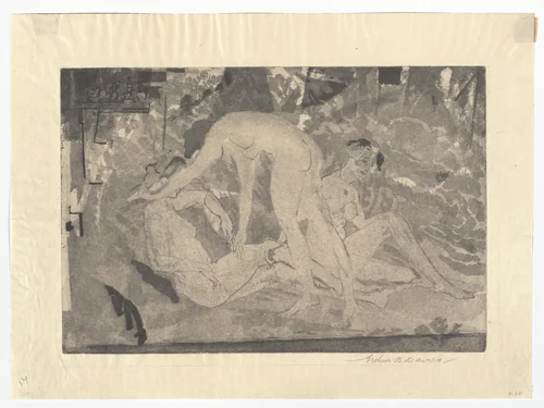 Against Green by Arthur B. Davies, print, 1918