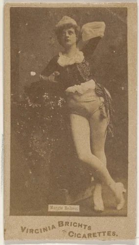 Margie Relzea, from the Actors and Actresses series (N45, Type 1) for Virginia Brights Cigarettes by Allen & Ginter, photograph, 1885-1891