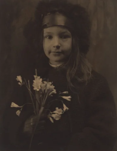 Untitled (Portrait of a Young Girl) by Gertrude Käsebier, photograph, 1906