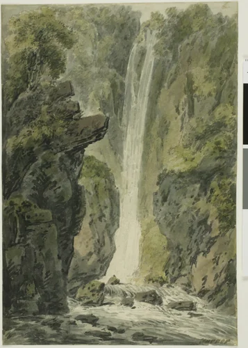 Waterfall by Edward Dayes
Joseph Mallord William Turner, painting, 1783-1851