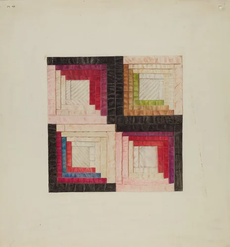 Quilt by Ralph M. Lewis, index of american design, 1939