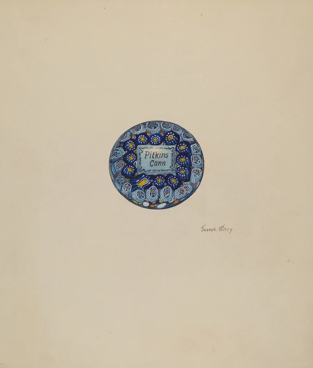 Paper Weight by Joseph Mitry, index of american design, 1941