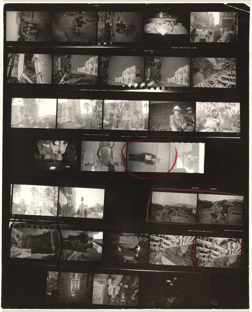 Guggenheim 422/Americans 28--Los Angeles by Robert Frank, photograph, 1955-1956