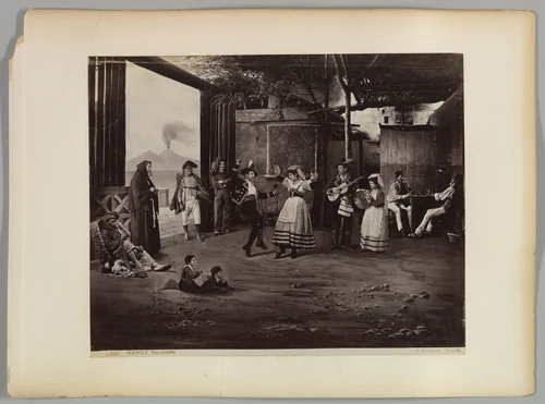 Napoli Tarantella by Giorgio Sommer, photograph, 1865-1875