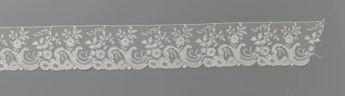 Strook gemengde kant met s-voluten by anonymous, other, 1875-1899