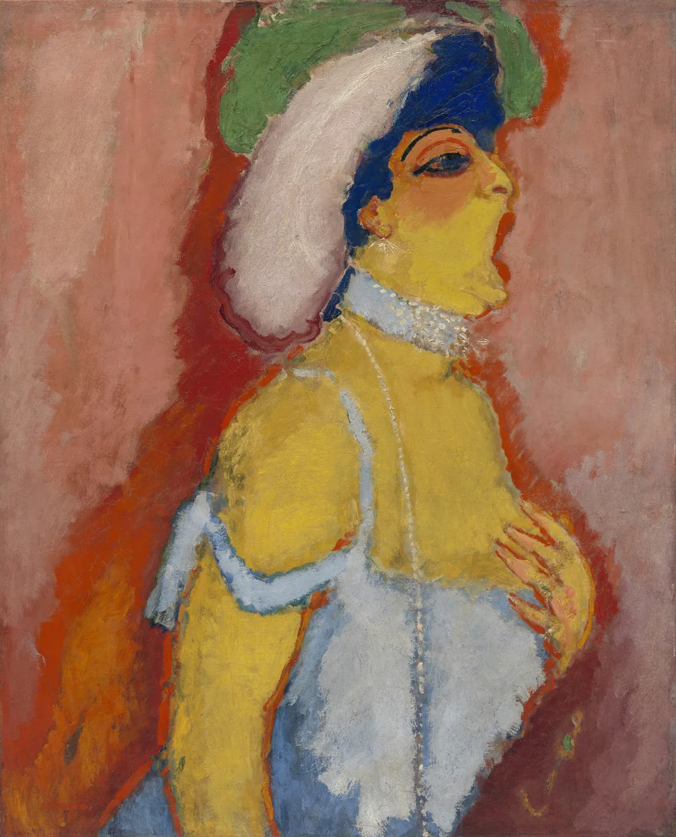 Modjesko, Soprano Singer by Kees van Dongen, painting, 1908