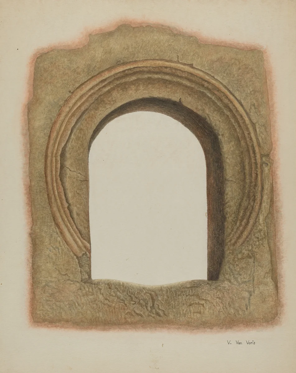 Chapel Window by Vera Van Voris, index of american design, 1939