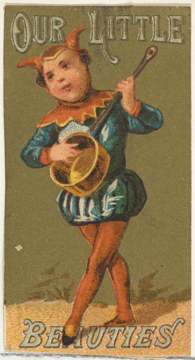 From the Girls and Children series (N58) promoting Our Little Beauties Cigarettes for Allen & Ginter brand tobacco products by Allen & Ginter, print, 1887