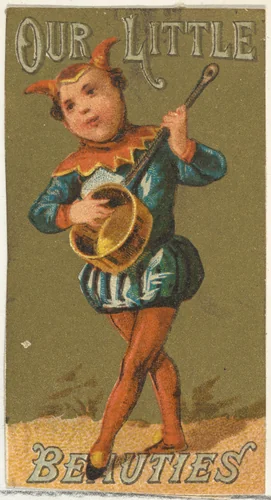 From the Girls and Children series (N58) promoting Our Little Beauties Cigarettes for Allen & Ginter brand tobacco products by Allen & Ginter, print, 1887
