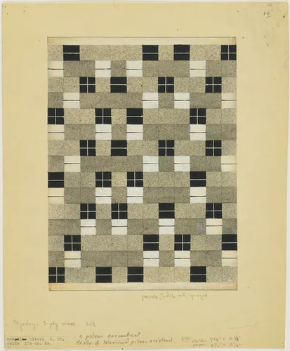Design for Wall Hanging by Anni Albers, design, 1927