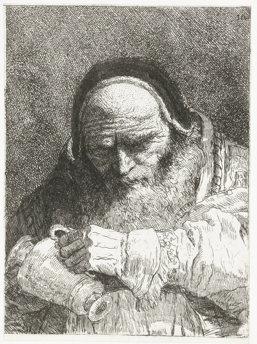 Paus met schenkkan by Giovanni Domenico Tiepolo, print, 1757-1758