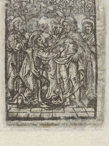 Ongelovige Tomas by anonymous, print, 1520-1530