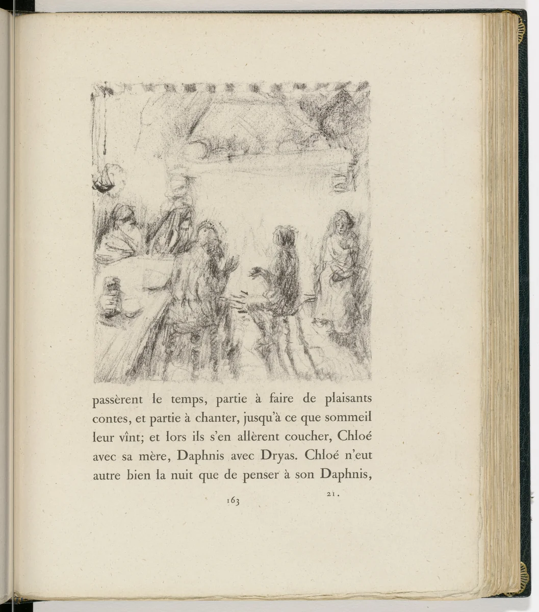 In-text plate (page 163) from Daphnis et Chloé by Pierre Bonnard, illustrated book, 1902