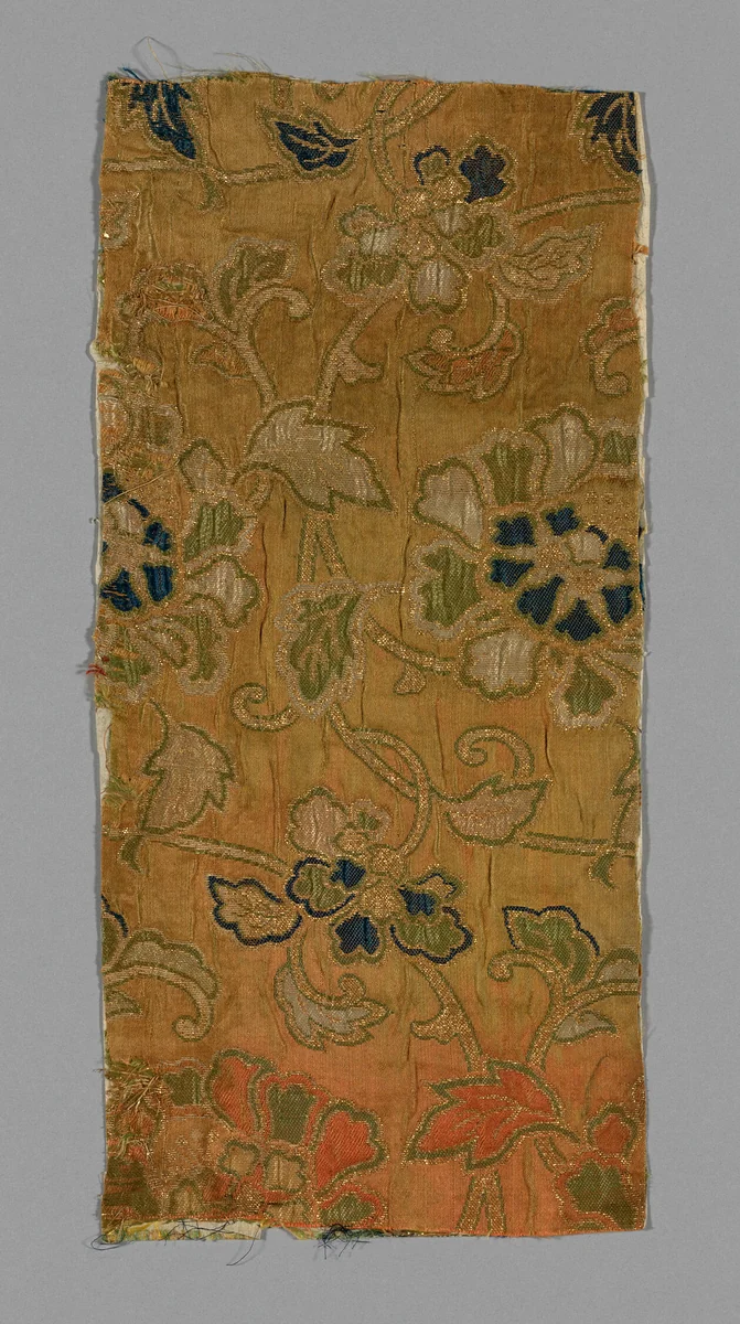 Fragment by China or Japan, textile, 1700-1800