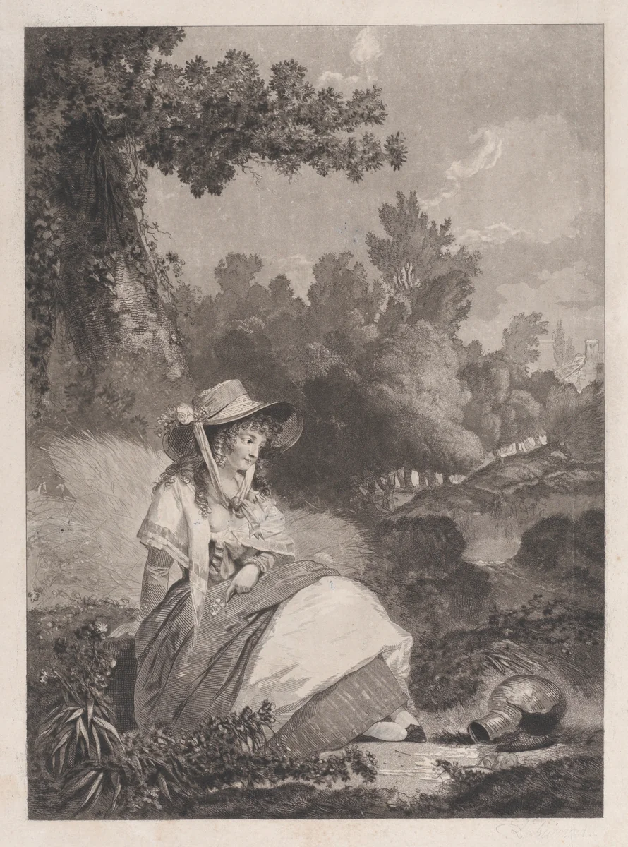 Pauvre Annette by Louis Philibert Debucourt, print, 1795