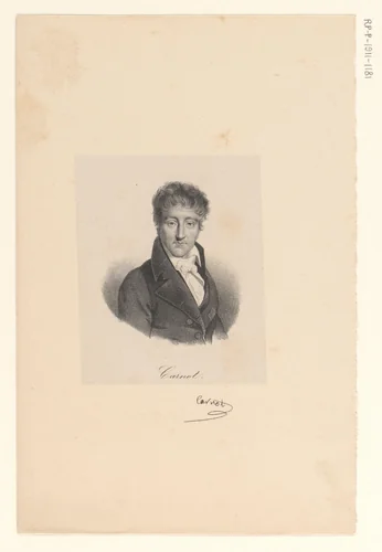Portret van Lazare Carnot by anonymous, print, 1818-1842