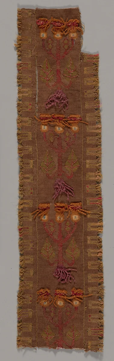 Band Fragments by Lambayeque, textile, 1000-1476