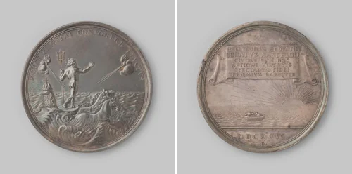 Op de demping van het aansprekersoproer te Amsterdam naar aanleiding van de keur op het begraven by Reynier Arondeaux, metalwork, 1696