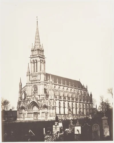 Notre Dame de Bonsecours, près Rouen by Edmond Bacot, photograph, 1852-1854