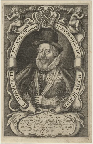 Thomas Howard, First Earl of Suffolk by Renold Elstrack, print, 1571-1625