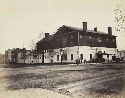 Old Capitol Prison, Washington by Alexander Gardner, photograph, 1862