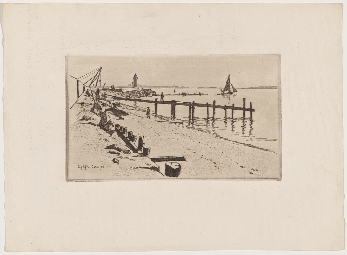 untitled (Marine) by Eugène Béjot, portfolio, 1895
