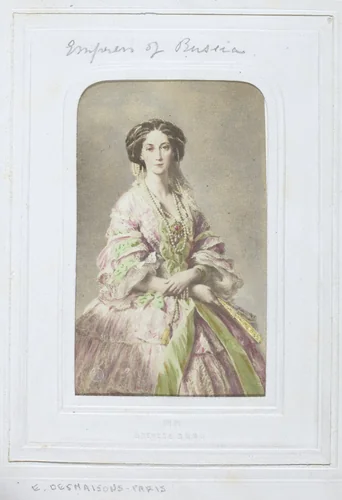 Empress of Russia by Émile Desmaisons, photograph, 1860-1869