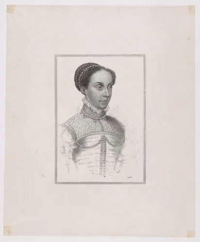 Mary, Queen of Scots by Adolphe Pierre Riffaut, print, 1848-1889