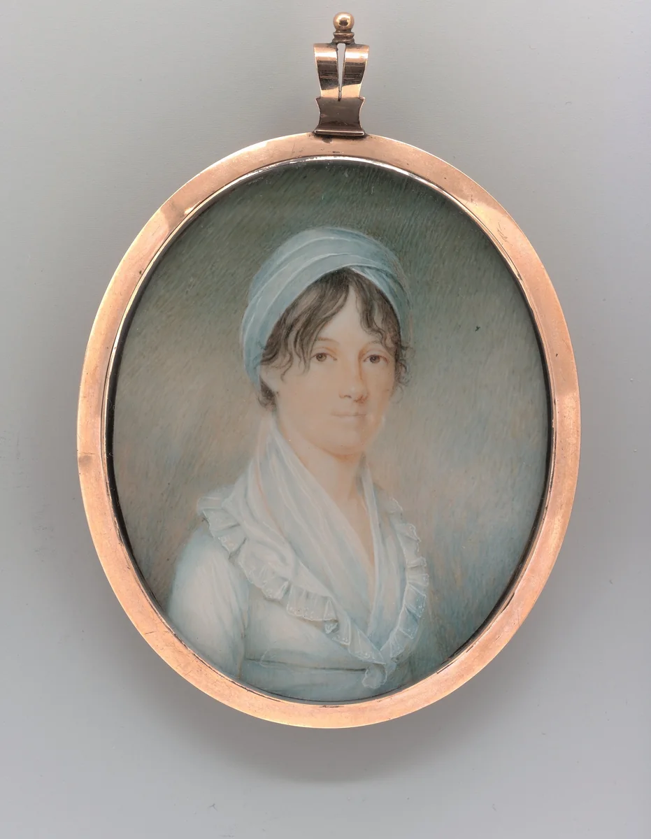 Mrs. Jonathan Pinkney, Jr. (Elizabeth Munroe) by James Peale, artwork, 1798