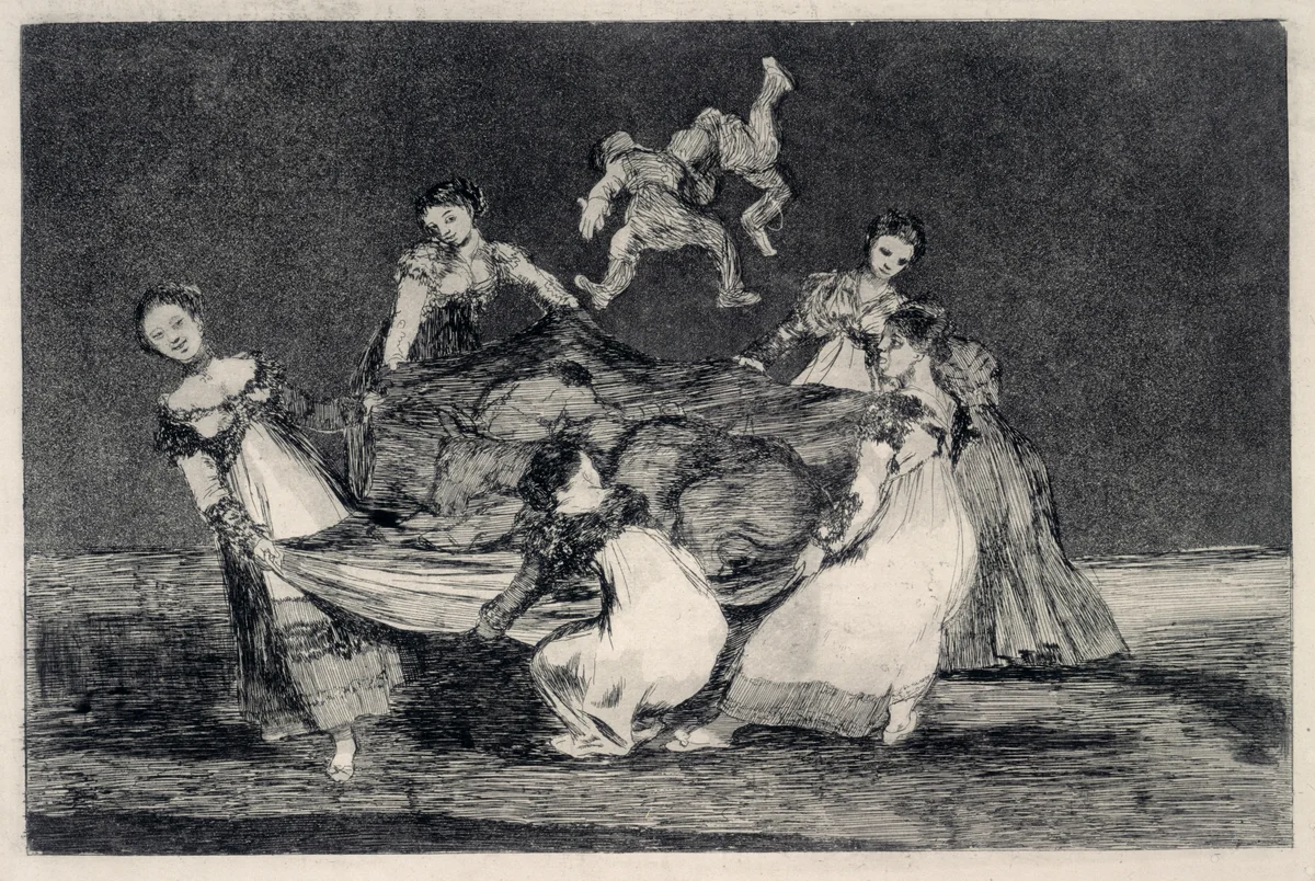 Disparate femenino (Feminine Folly) by Francisco Goya, print, 1816