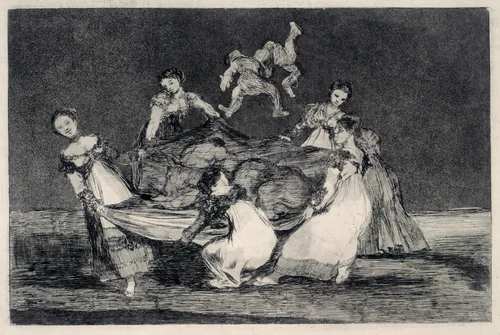 Disparate femenino (Feminine Folly) by Francisco Goya, print, 1816