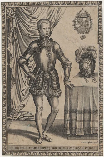 Don Carlos, Prince of Asturias by Frans Huys
Hans Liefrinck I, print, 1554-1558