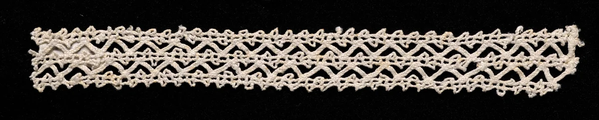Bobbin Lace Insertion by Unknown, textile, 1540-1560