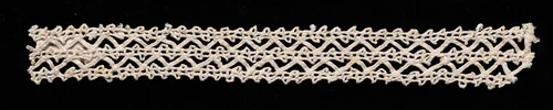 Bobbin Lace Insertion by Unknown, textile, 1540-1560