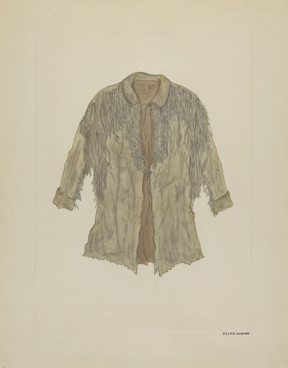 Trapper's Jacket by Ellen Duncan, index of american design, 1937