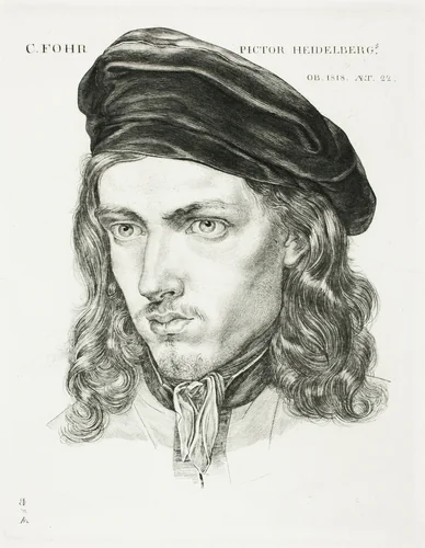 Portrait of Carl Philipp Fohr by Samuel Amsler
Carl Barth, print, 1818