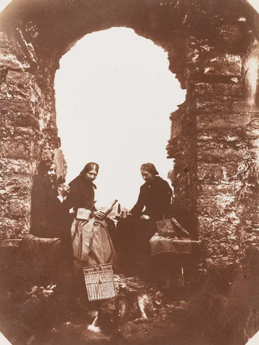 The Picnic Party by Mary Dillwyn, photograph, 1854