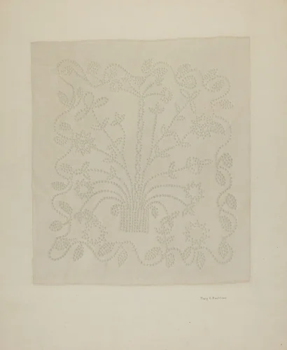 Handwoven Linen by Mary C. Davidson, index of american design, 1935-1942