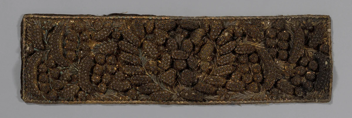 Band (From Headdress) by Austria, textile, 1790-1810