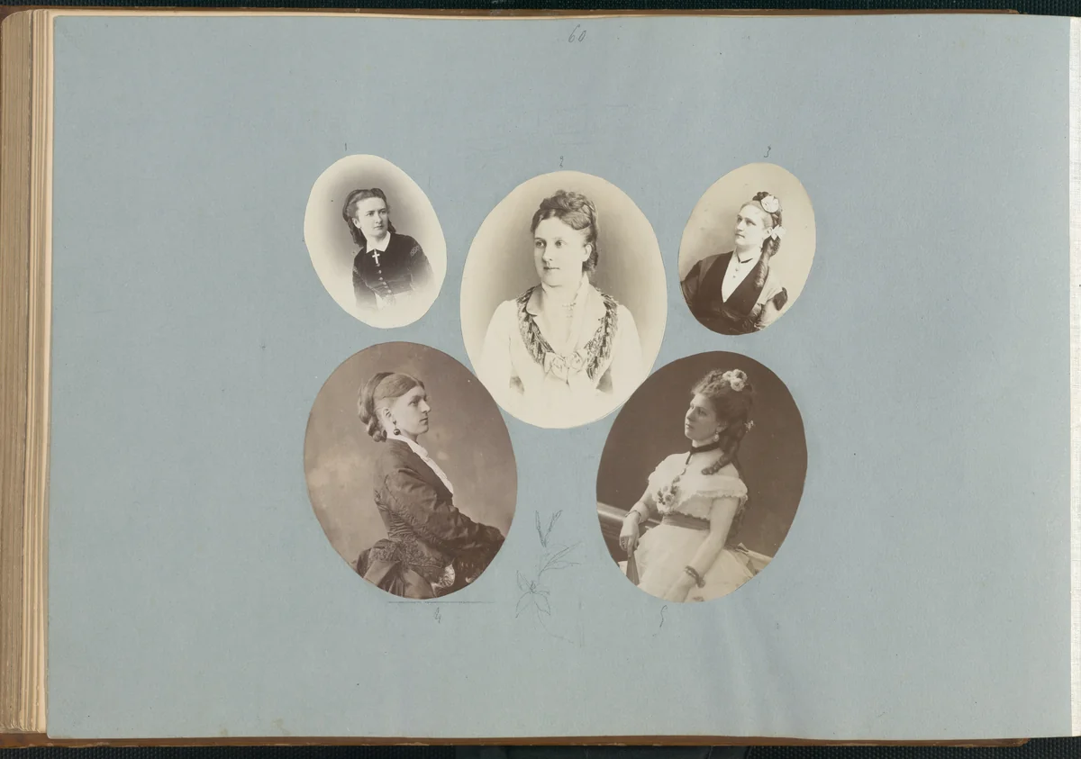 The Madame B Album by Marie-Blanche Hennelle Fournier, photograph, 1870-1879